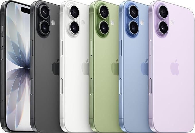 Apple iPhone 17 256GB: 6.3-inch Screen, A19 Chip, Center Stage Front Camera, Better Scratch Resistance, One-Day Battery Life; Lavender